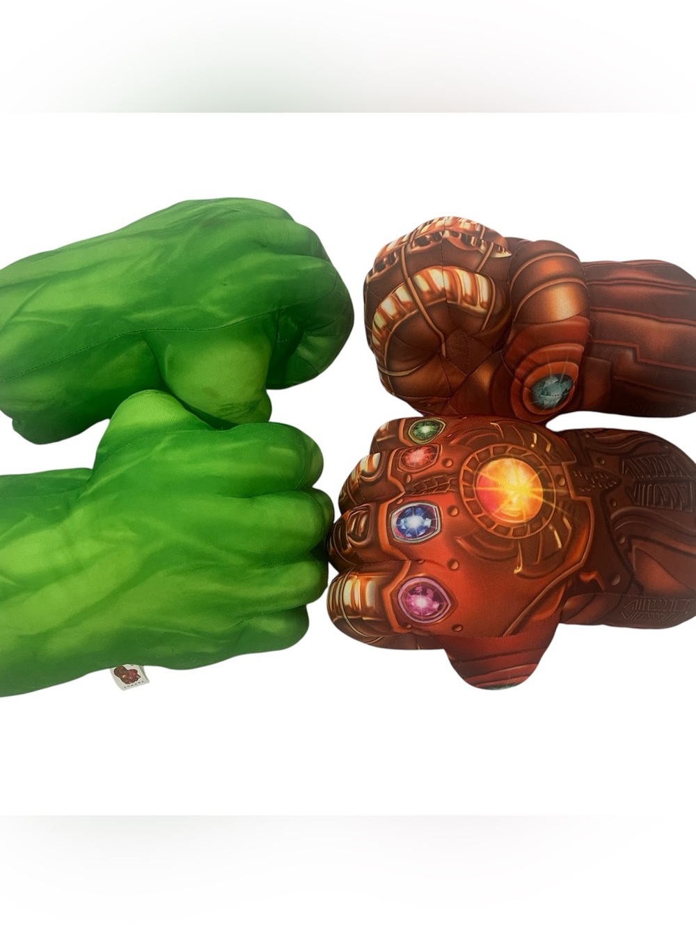 Hulk Green & Infinity Gauntlet Zonba hero Plush Fist Toys - Marvel Style
